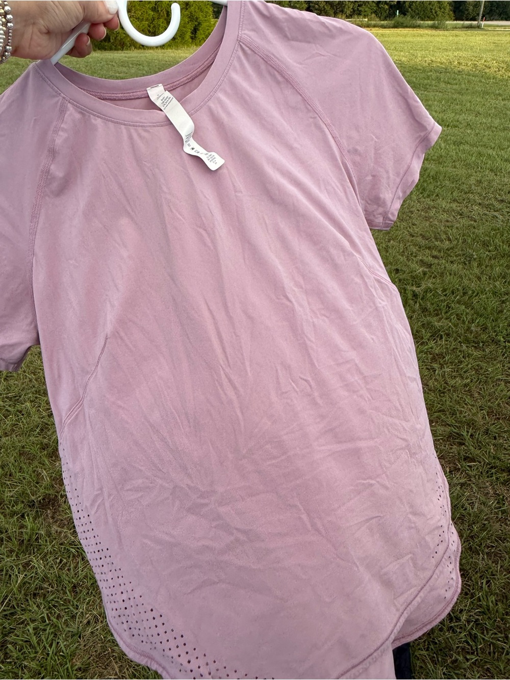 lululemon athletica Men's Dusty Pink Short-Sleeve Athletic Tee